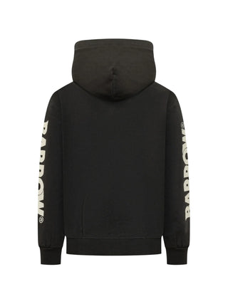 Barrow felpa unisex con cappuccio stampe logo nero F6BWUAHS012 110 BARROW