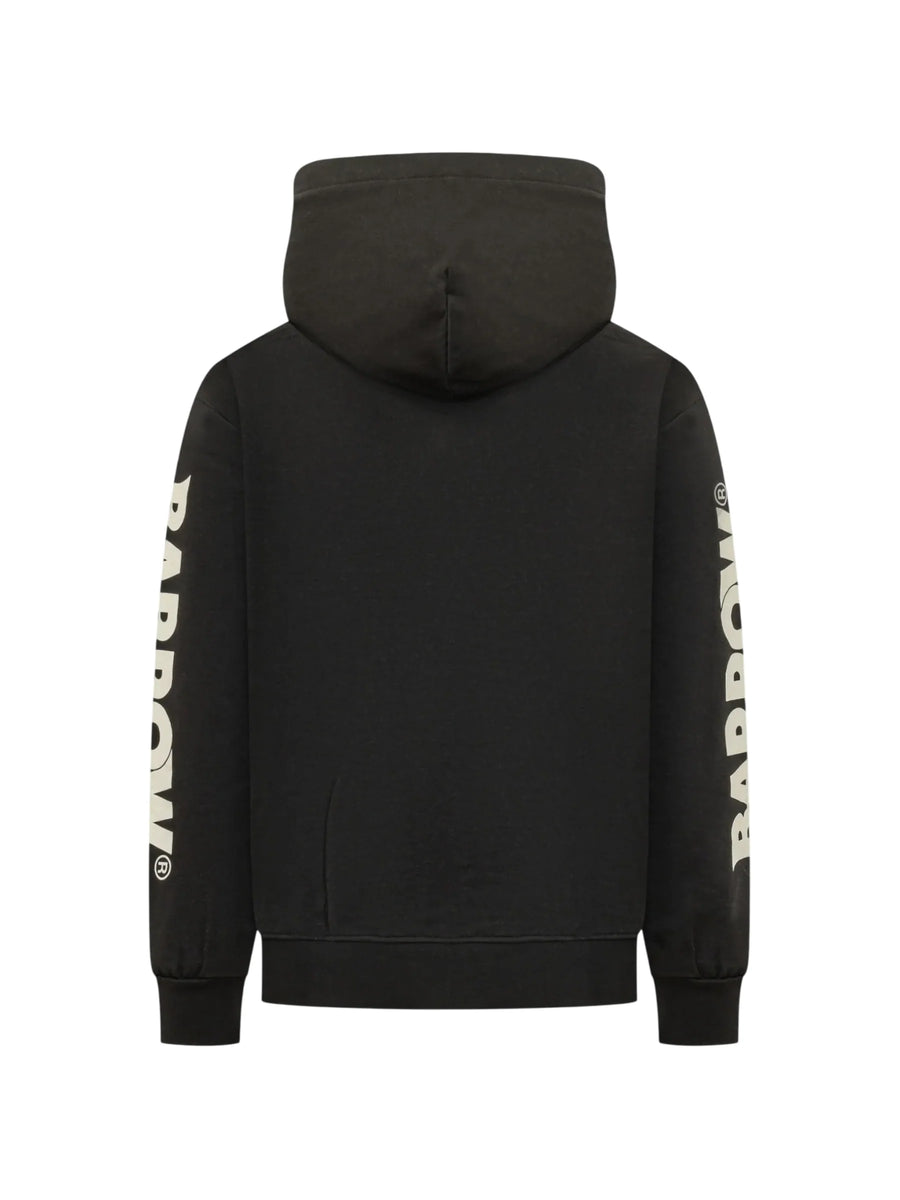 Barrow felpa unisex con cappuccio stampe logo nero F6BWUAHS012 110 BARROW