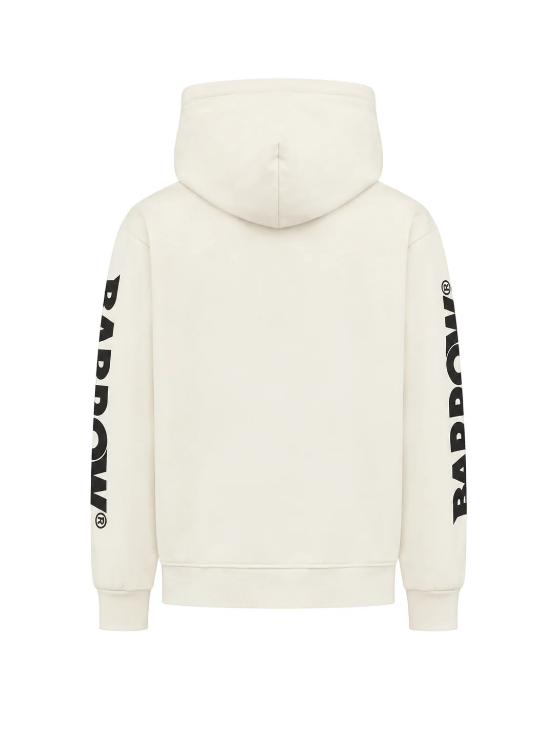 Barrow felpa unisex con cappuccio stampe logo panna