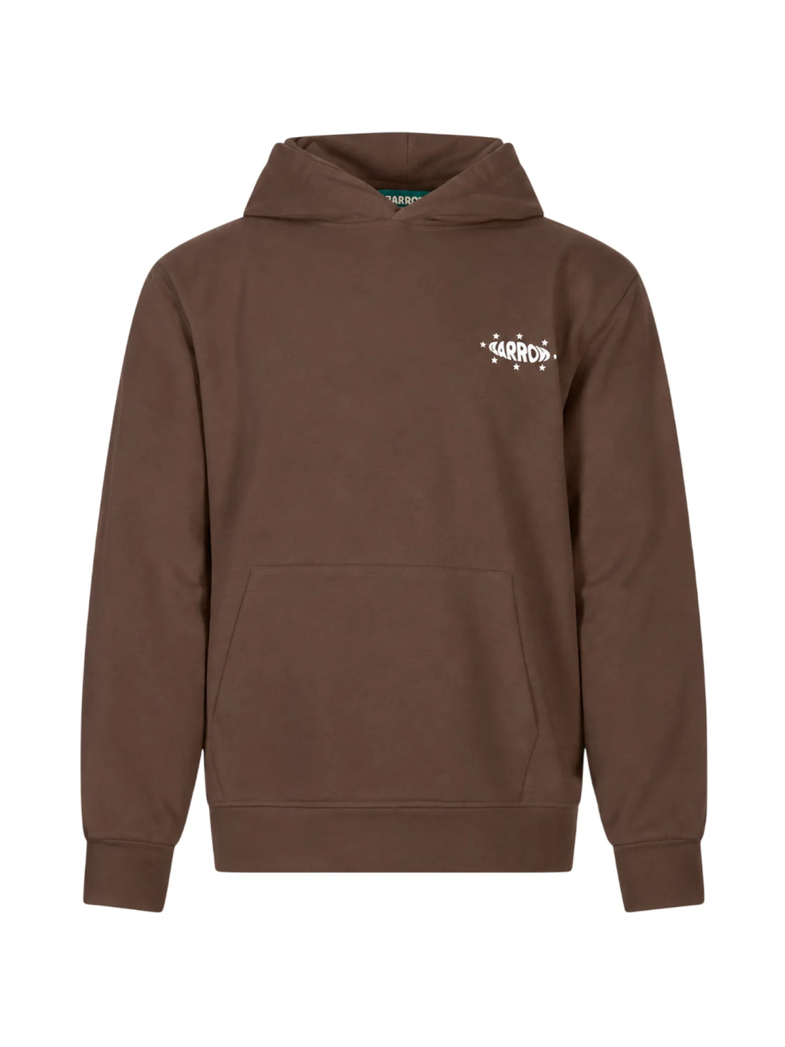 Barrow felpa unisex con cappuccio stampa logo marrone