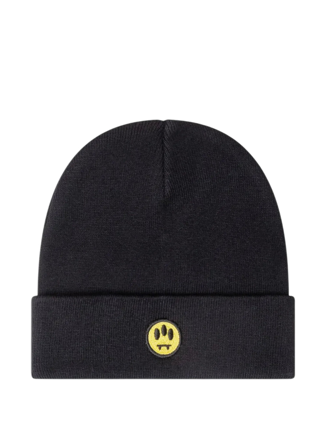 Barrow cappello unisex in cotone con patch logato nero