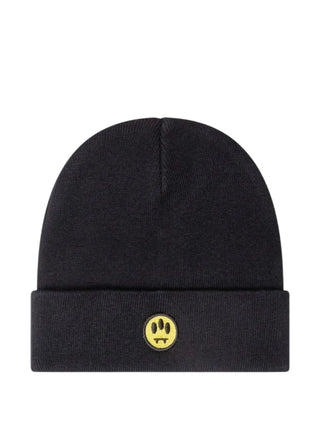 Barrow cappello unisex in cotone con patch logato nero F6BWUAHT096 110 BARROW 