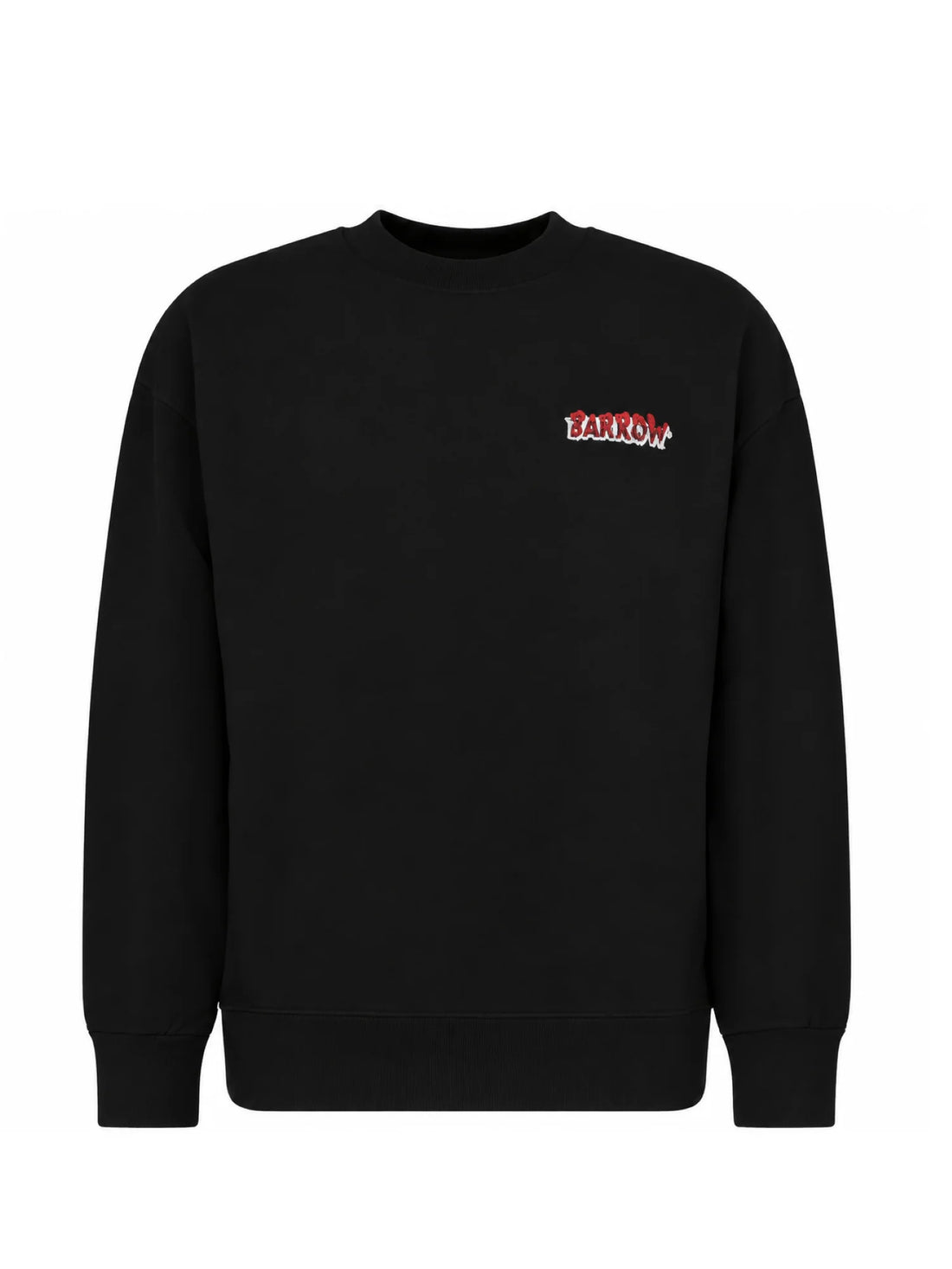 Barrow felpa unisex con stampe logate nero