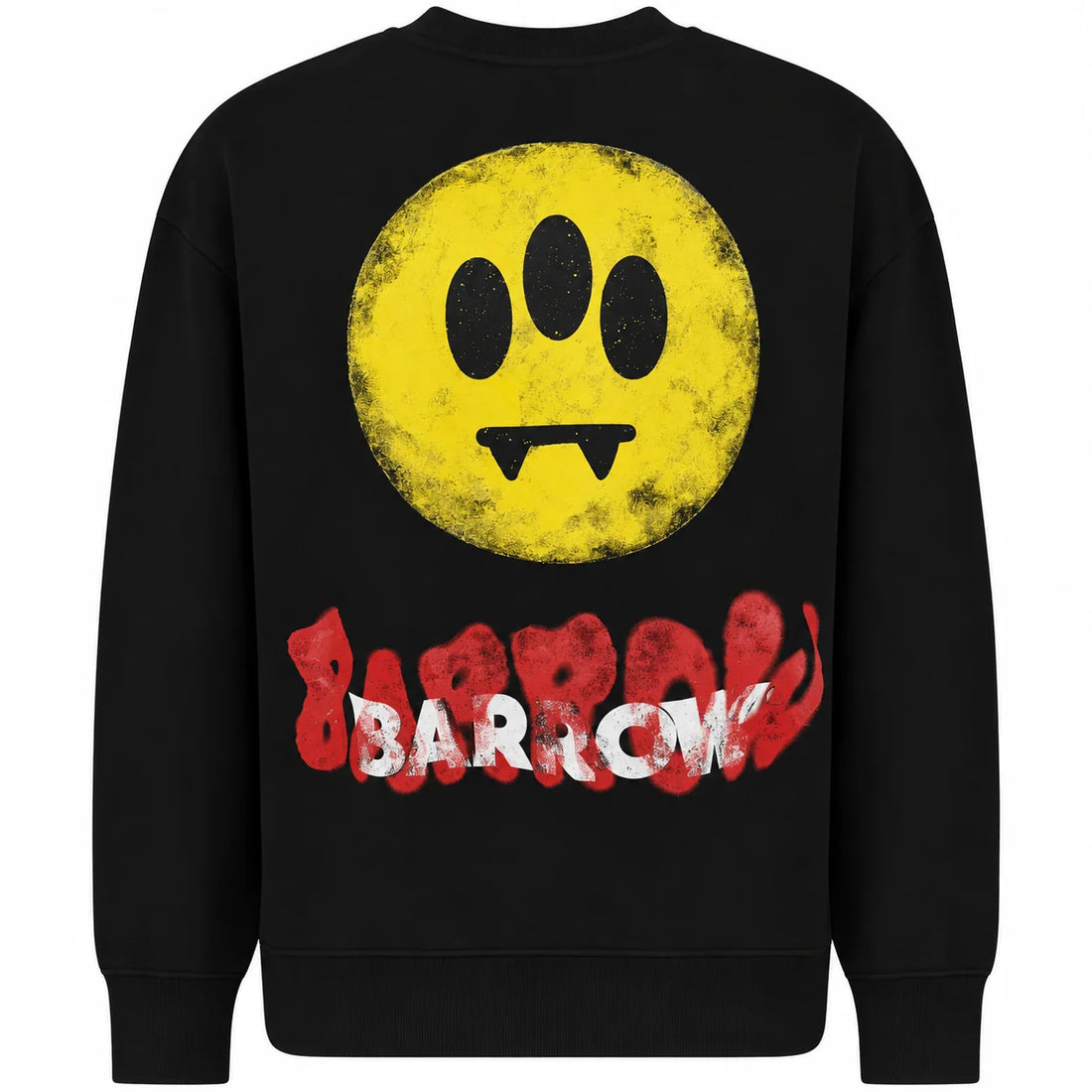 Barrow felpa unisex con stampe logate nero