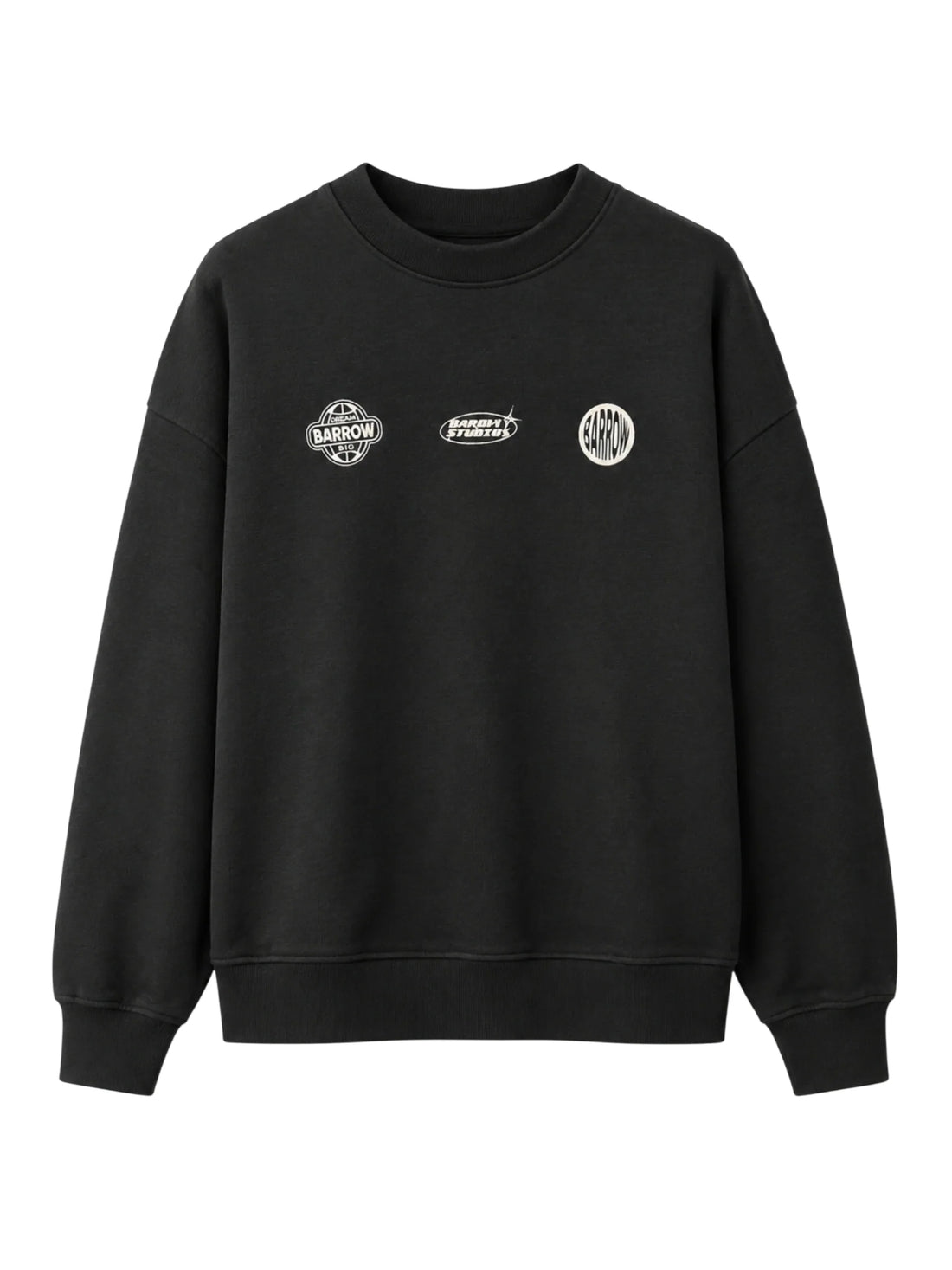Barrow felpa unisex con stampe logo nero