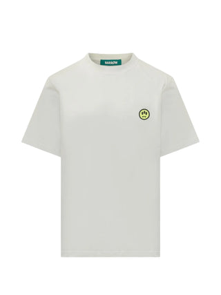 Barrow T-shirt manica corta unisex con stampe iconiche panna F6BWUATH013 002 BARROW 