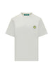 Barrow T-shirt manica corta unisex con stampe iconiche panna