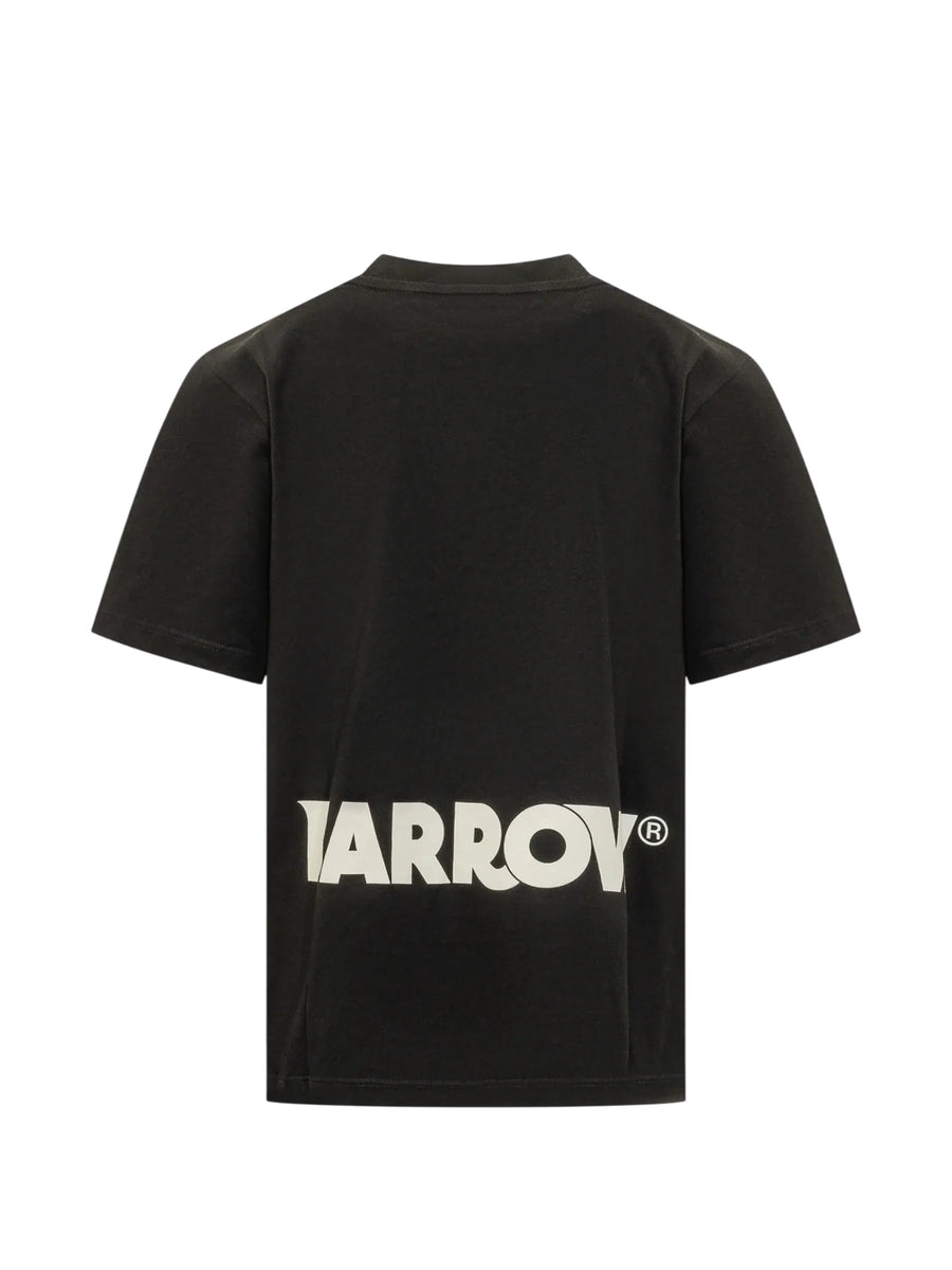 Barrow T-shirt manica corta unisex con stampe iconiche nero F6BWUATH013 110 BARROW