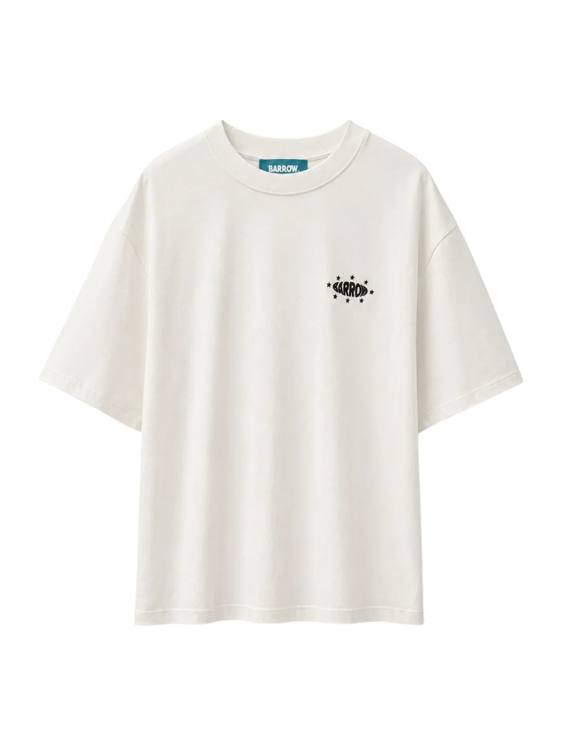 Barrow T-shirt manica corta con stampa logo bianco