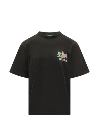 Barrow T-shirt unisex manica corta con stampe iconiche nero F6BWUATH062 110 BARROW 