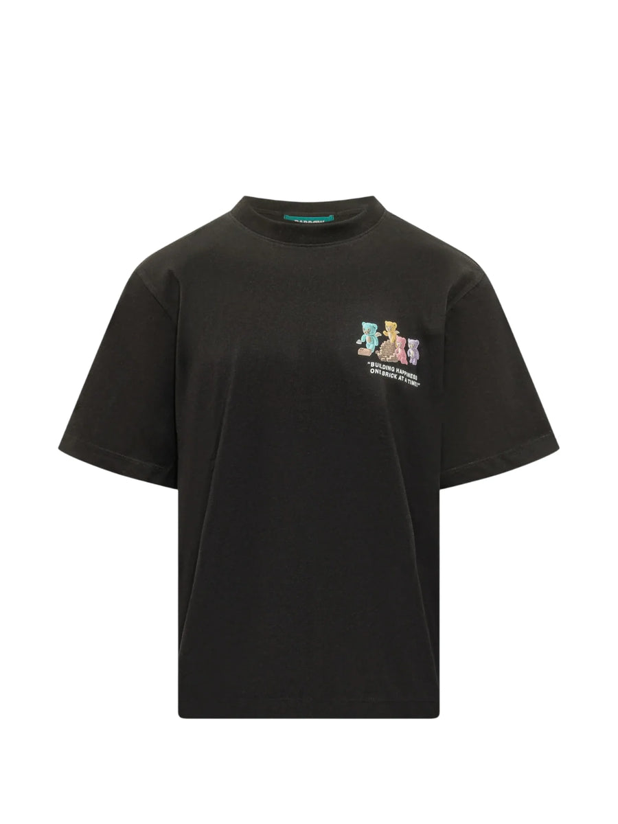 Barrow T-shirt unisex manica corta con stampe iconiche nero F6BWUATH062 110 BARROW 
