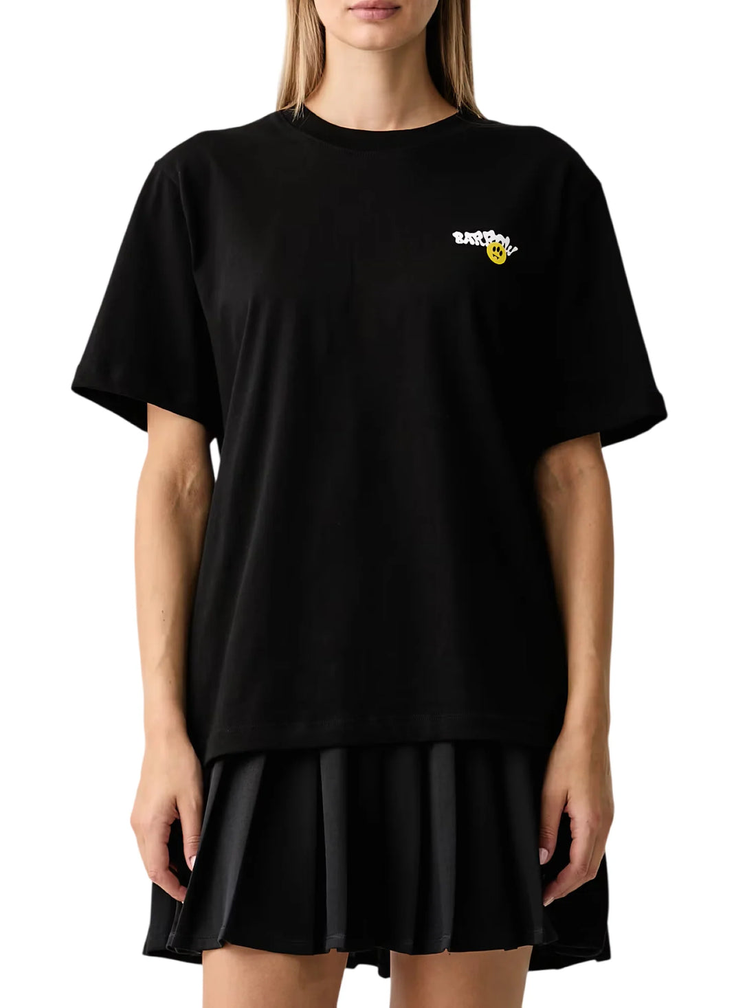 Barrow T-shirt unisex in jersey con stampe iconiche nero