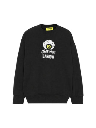 over fit sweatshirt boy F6BKJBSW072 110 BARROW KIDS 