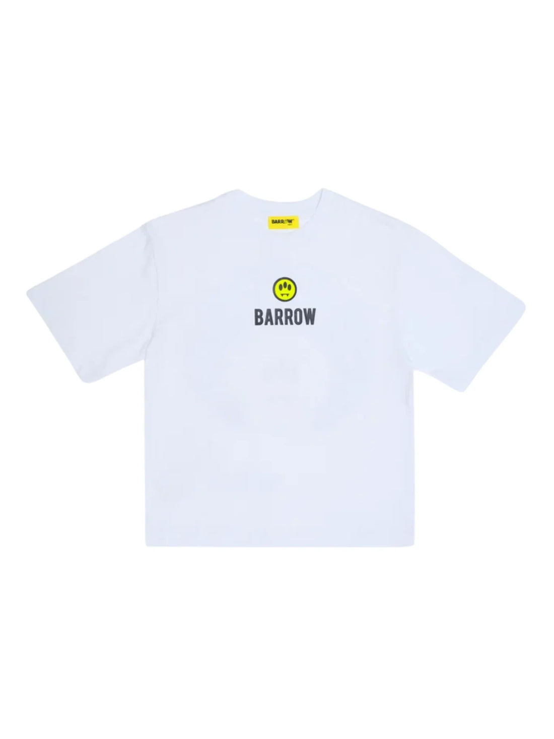Barrow T-shirt bambino manica corta con stampa logo bianco
