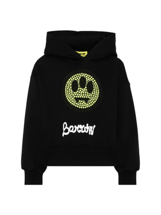 boxy fit fleece hoodie F6BKJGHS116 110 BARROW KIDS 