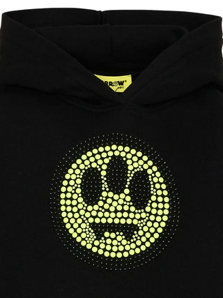 boxy fit fleece hoodie F6BKJGHS116 110 BARROW KIDS