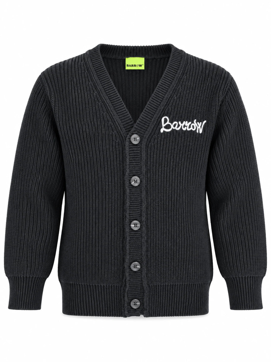 Barrow cardigan misto lana bambino unisex nero