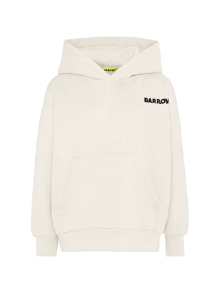 over fit fleece hoodie F6BKJUHS015 013 BARROW KIDS 