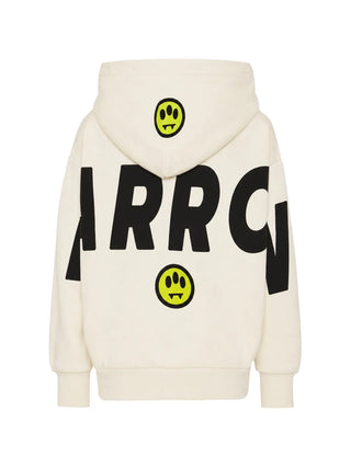 over fit fleece hoodie F6BKJUHS015 013 BARROW KIDS