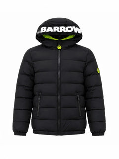 Barrow piumino unisex bambino con cappuccio nero