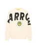 Barrow felpa unisex bambino con stampa logo panna