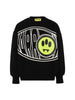 Barrow felpa unisex bambino con logo iconico nero