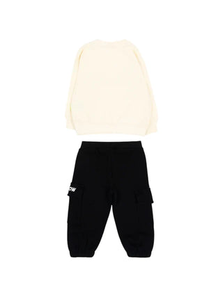 set: sweatshirt/sweatpants F6BKUNSF189 013-110 BARROW KIDS