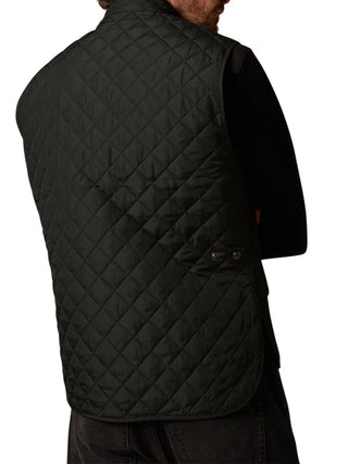 icon gilet trapuntato quadri 105295 BLACK BELSTAFF 