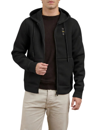 Blauer felpa con zip e cappuccio uomo Colby nero 26WBLUF02394-007707 999 BLAUER 