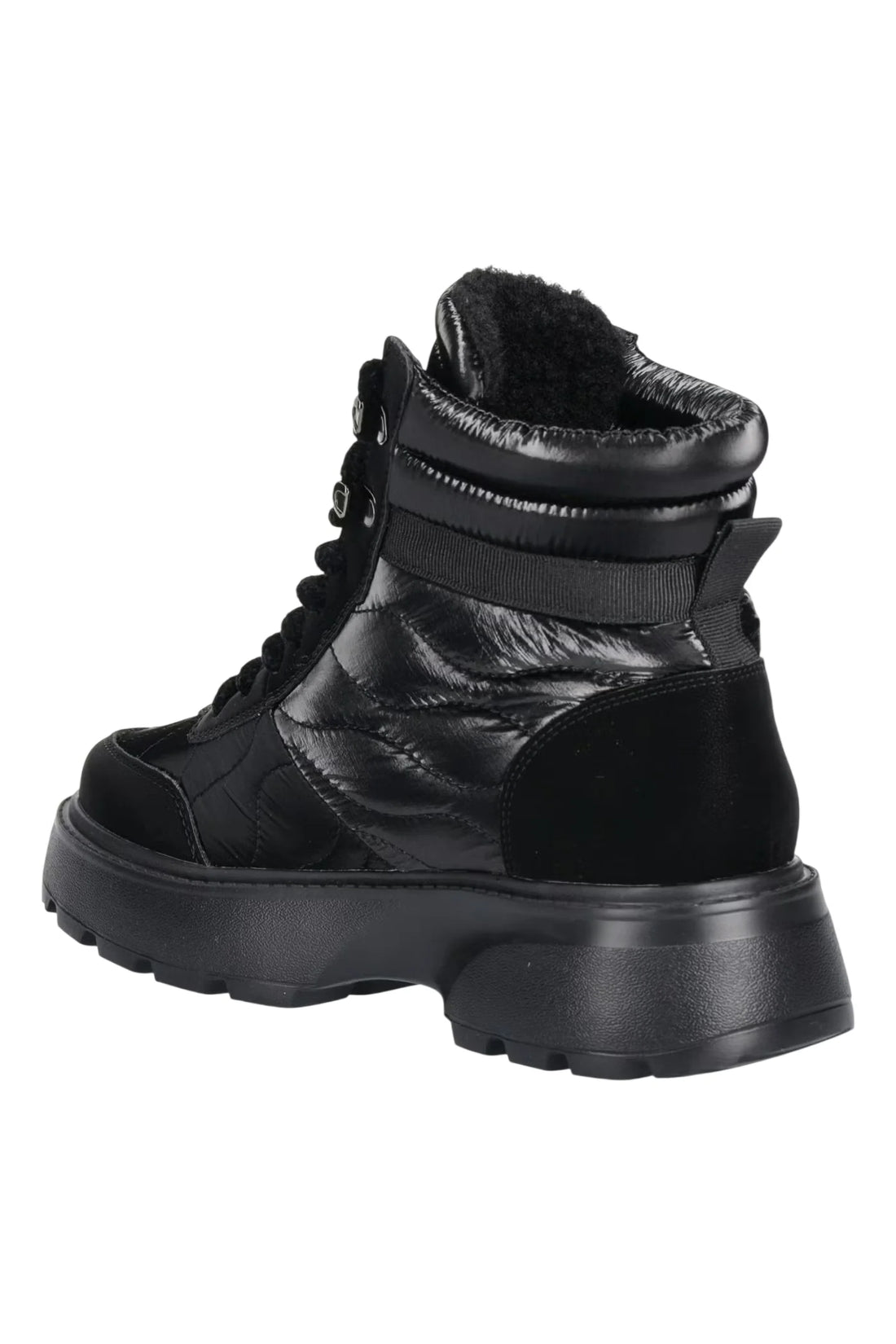 Blauer stivaletti donna Blanca in nylon ed ecopelle nero