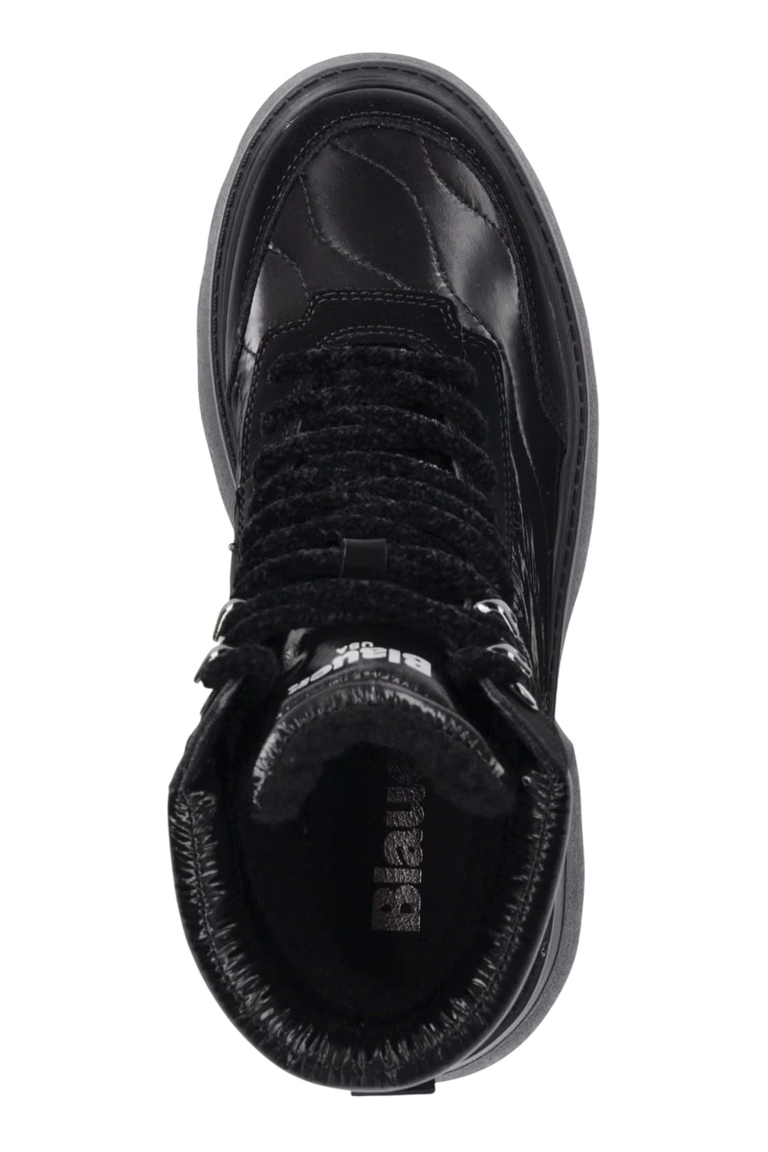 Blauer stivaletti donna Blanca in nylon ed ecopelle nero