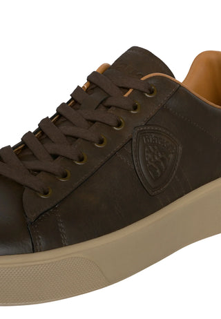 Blauer sneakers uomo Buck in ecopelle marrone F6BUCK13NUB BROWN BLAUER 