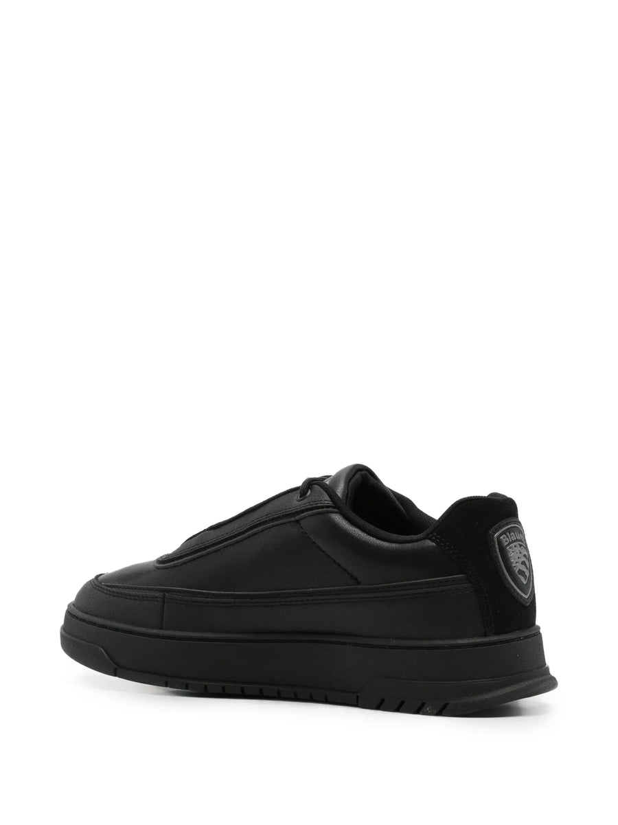 Blauer sneakers uomo Byram in pelle nero