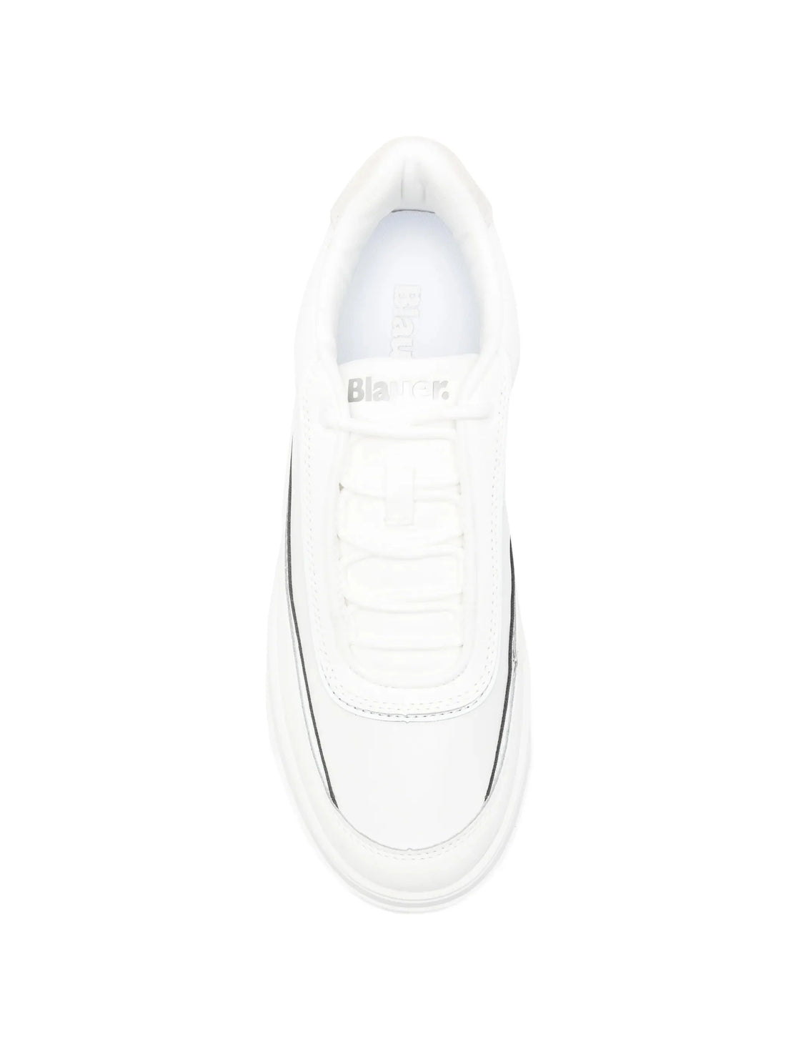 Blauer sneakers uomo Byram in pelle bianco