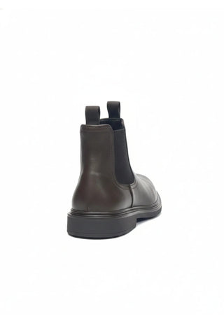 Blauer stivaletti uomo in ecopelle con logo marrone F6GRADY01NUB DARK BROWN BLAUER