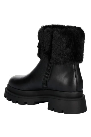 Blauer stivaletti donna Kimmel in pelle con ecopelliccia nero F6KIMMEL10NAP BLACK BLAUER 