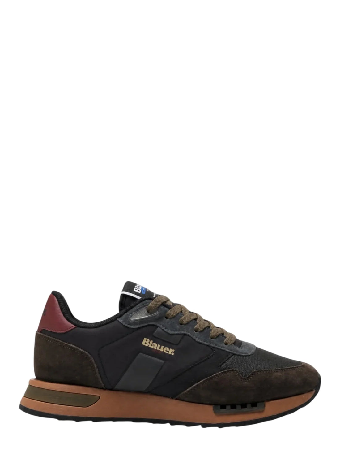 Blauer sneakers uomo Ryder colorblock nero