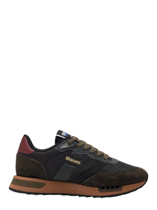 Blauer sneakers uomo Ryder colorblock nero F6RYDER01 BLACK-BROWN BLAUER 