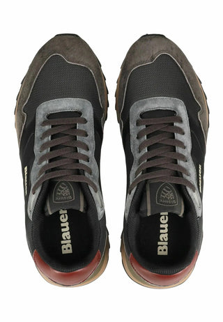 Blauer sneakers uomo Ryder colorblock nero F6RYDER01 BLACK-BROWN BLAUER 
