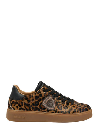 Blauer sneakers donna Victory Leo in cavallino marrone F6VICTORY01LEO LEOPARD BLAUER 