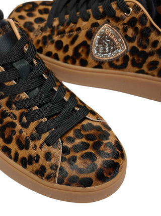 Blauer sneakers donna Victory Leo in cavallino marrone F6VICTORY01LEO LEOPARD BLAUER 