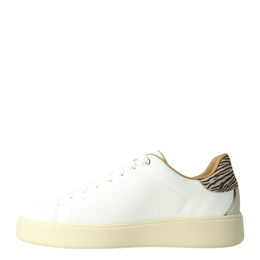 Blauer sneakers donna Victory Zebra con strass bianco