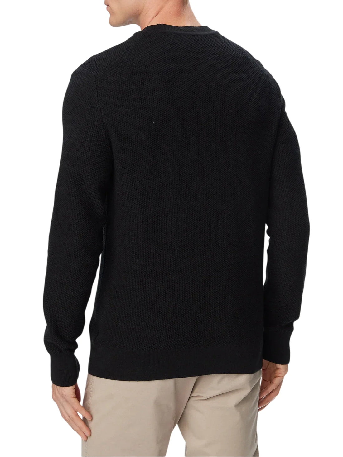 Calvin Klein maglia uomo in cotone operato nero