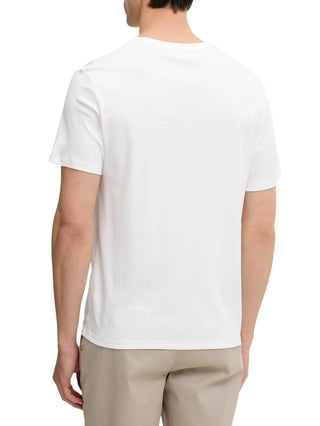 Calvin Klein T-shirt uomo manica corta in cotone bianco LV04LG222G YAF Calvin Klein 
