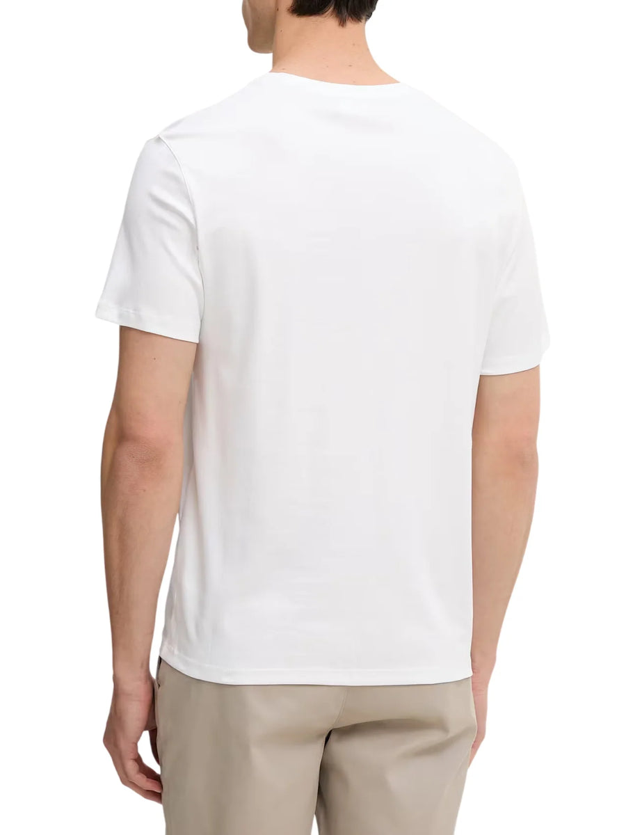 Calvin Klein T-shirt uomo manica corta in cotone bianco