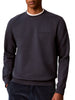 Calvin Klein felpa uomo in cotone felpato blu