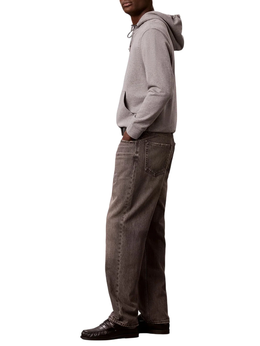 Calvin Klein Jeans jeans uomo tapered in denim grigio