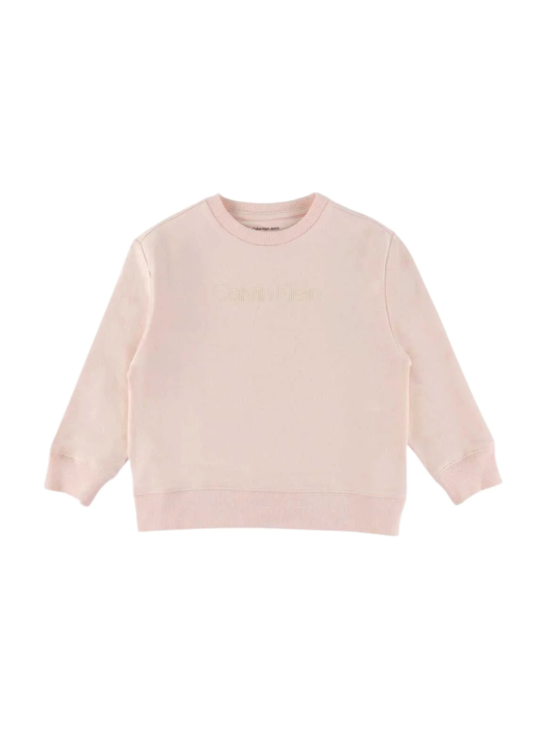 Calvin Klein Jeans felpa neonato con logo rosa