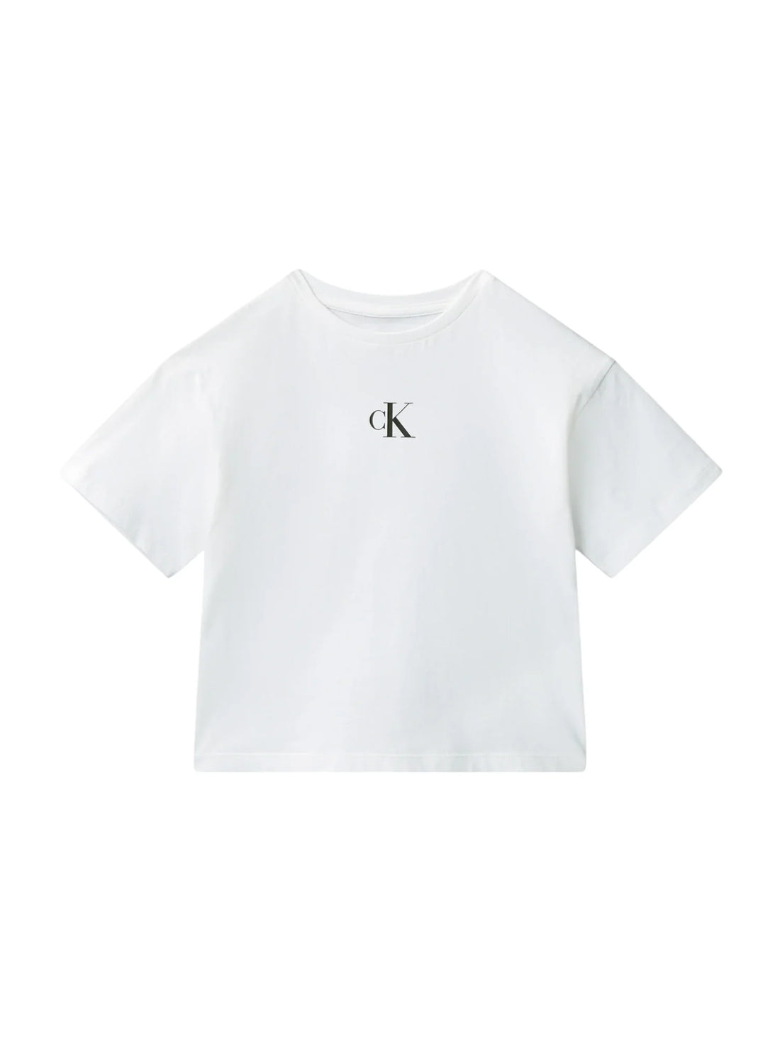 Calvin Klein Jeans T-shirt manica corta bambina bianco