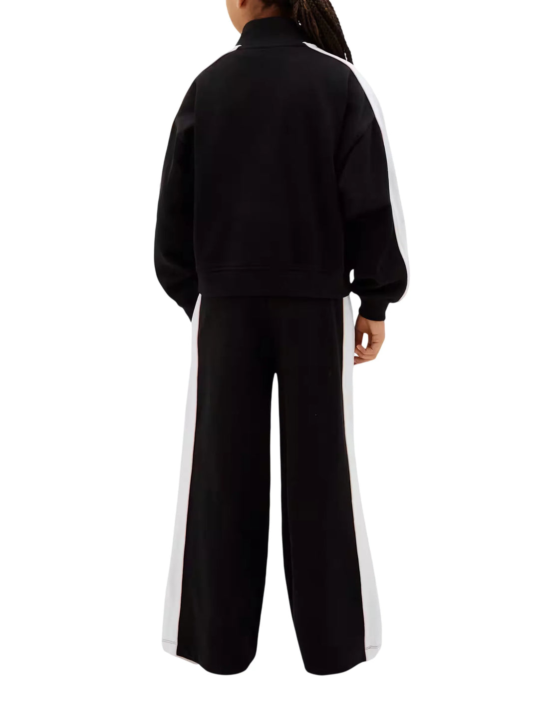Calvin Klein Jeans tuta sportiva bambina giacca pantaloni nero